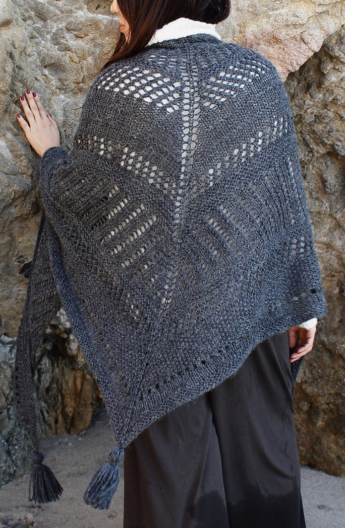 Free Knitting Pattern for Cambria Wrap