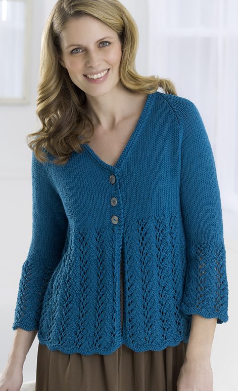 Free Knitting Pattern for Cardie to love