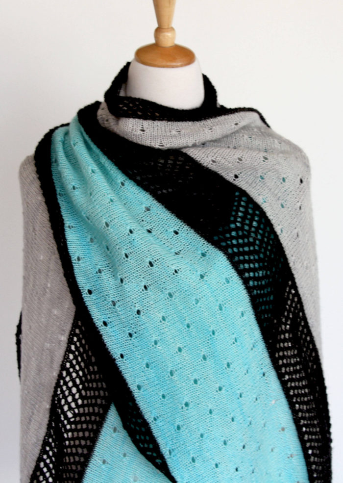 Knitting Pattern for Cardinia Wrap