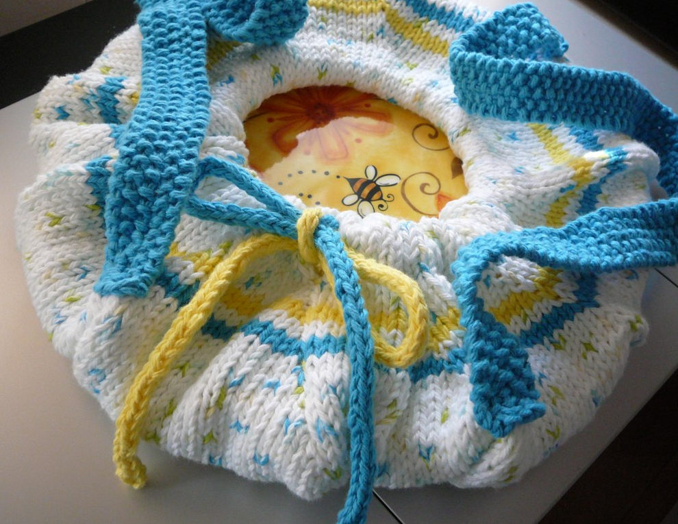Free Knitting Pattern for Pie or Casserole Carrier