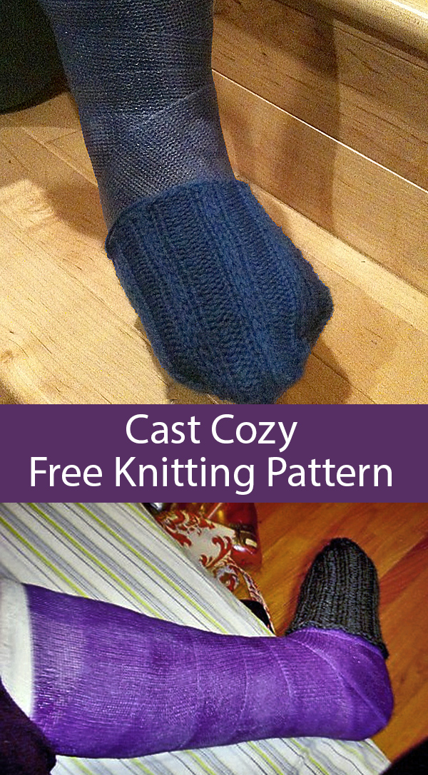 Free Knitting Pattern for Cast Cozy