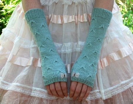 Knitting Pattern for Catching Butterflies Mitts