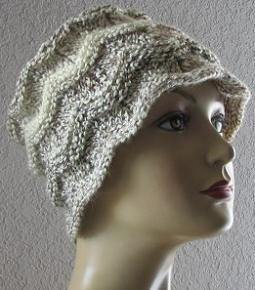 Free knitting pattern for Chevron Hat and more chevron knitting patterns