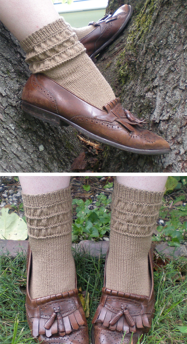 Free Knitting Pattern for Chiffon Socks