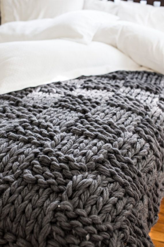 Knitting pattern for Chunky Arm Knit Throw in Basketweave and more arm knittingpatterns