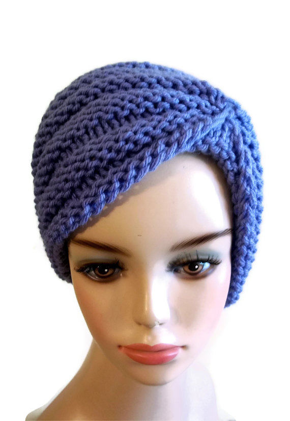 Chunky Turban Hat Knitting Pattern