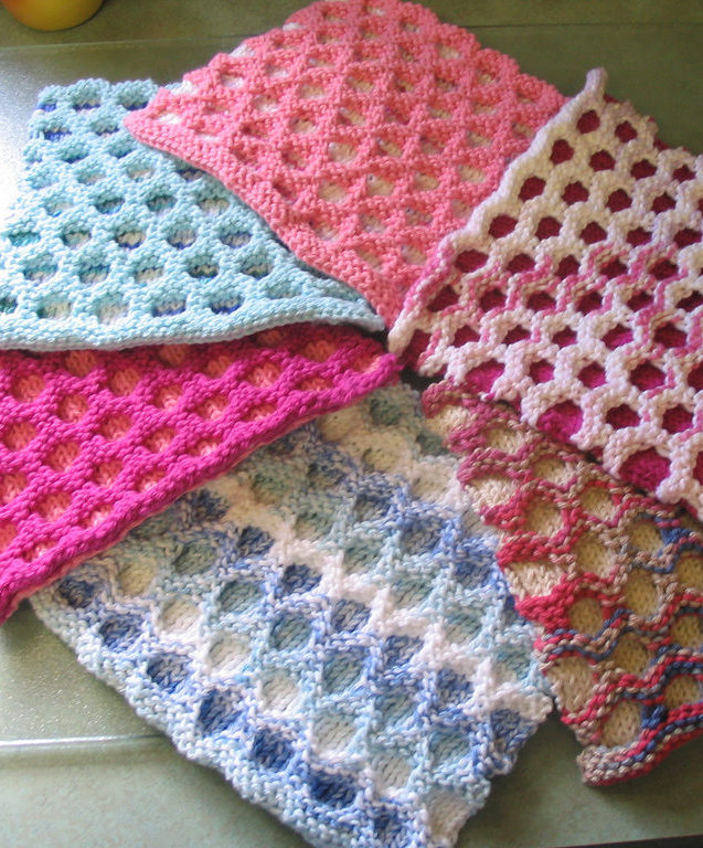 Free Knitting Pattern for Circle Cloth
