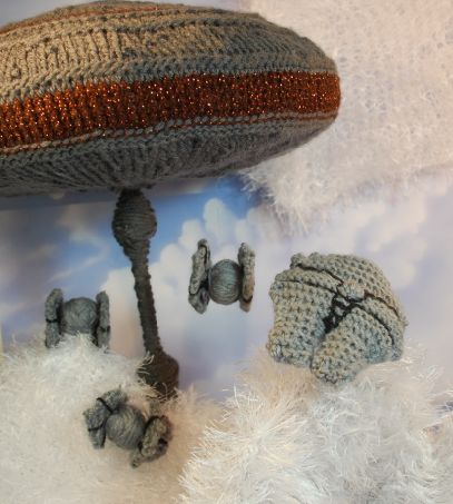 Free knitting pattern for Cloud City and more Star Wars knitting patterns