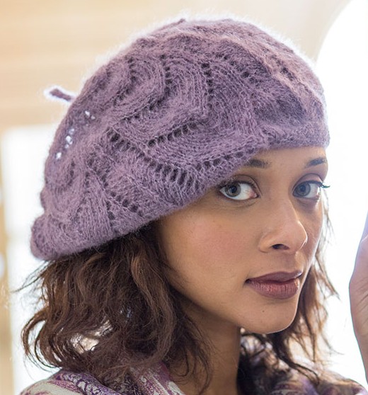Collier Slouchy Hat Free Knitting Pattern and more slouchy hat knitting patterns