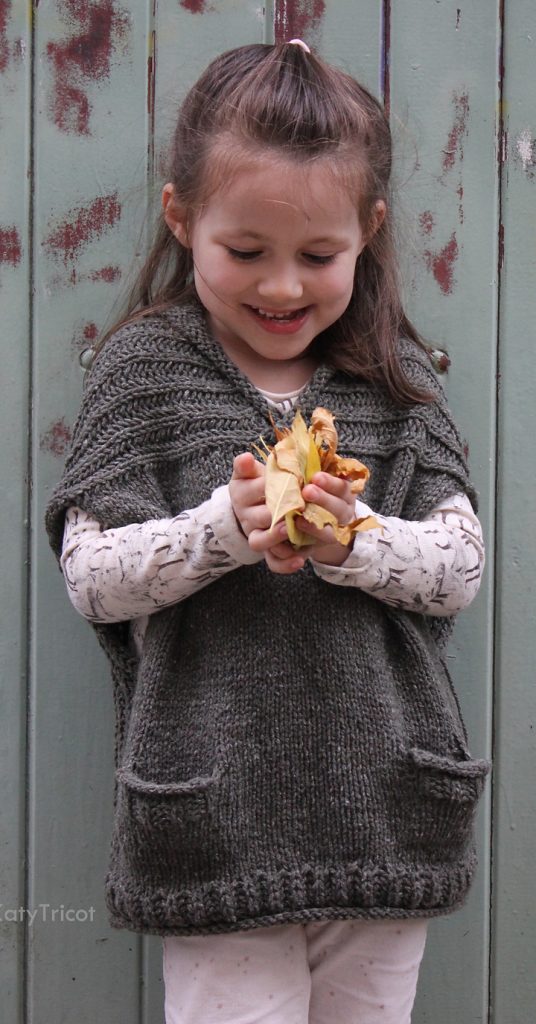 Knitting Pattern for Comfort Vest in Child and Adult Sizes