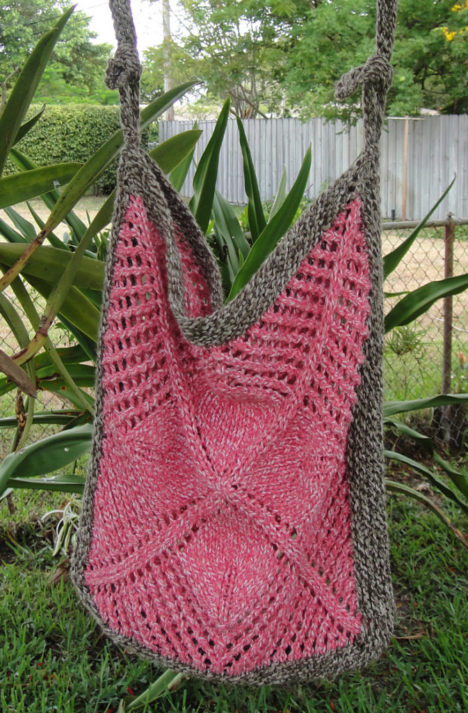 Knitting Pattern for Community Garden Bag