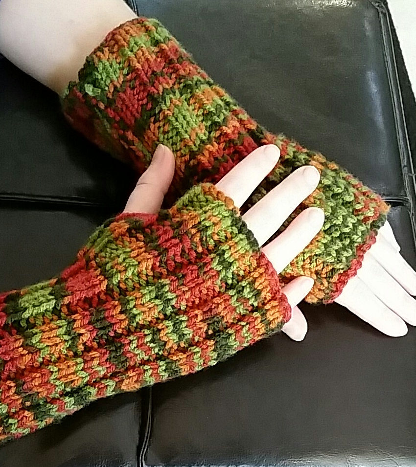 Free Knitting Pattern for Easy Cozy Wristers