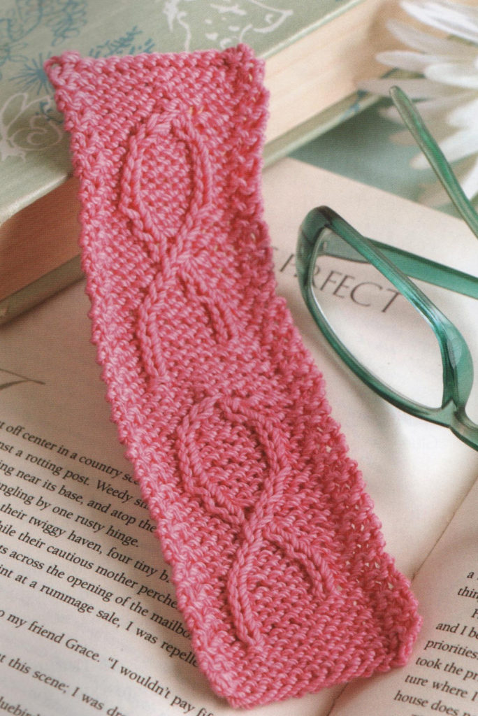 Knitting Pattern for Knit for the Cure Bookmark