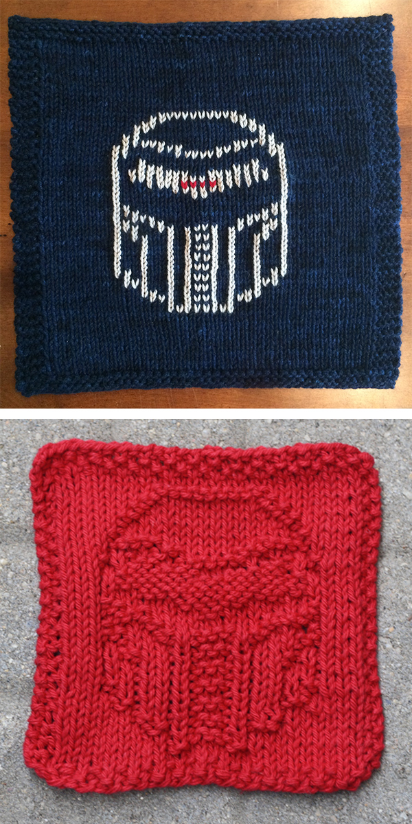 Free knitting pattern for Cylon Cloth