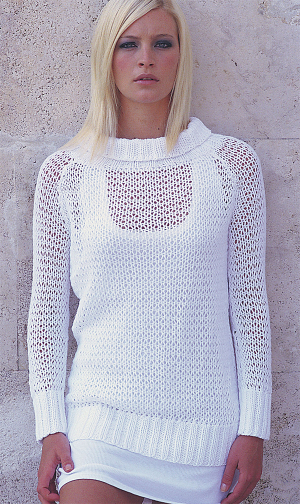 Free Knitting Pattern for Dawn Pullover