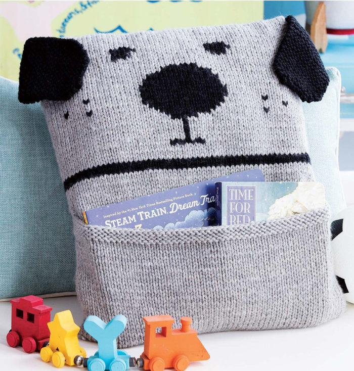 Knitting Pattern for Bow-Wow and Meow-Meow Pillows