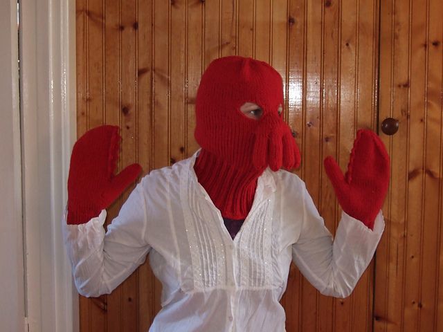 Free knitting pattern for Dr Zoidberg and more movie and tv knitting patterns