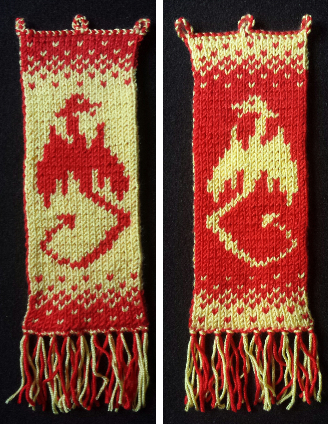 Free Knitting Pattern for Dragon Wall Hanging