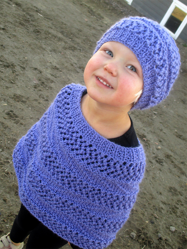 Knitting Pattern for Baby and Child Dream Poncho