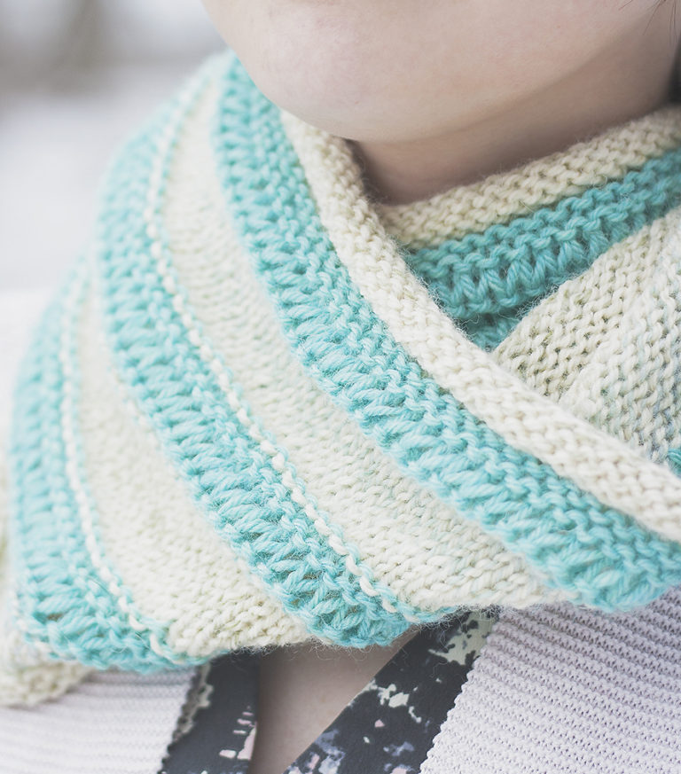 Free Knitting Pattern for Drop Stitch Cowl