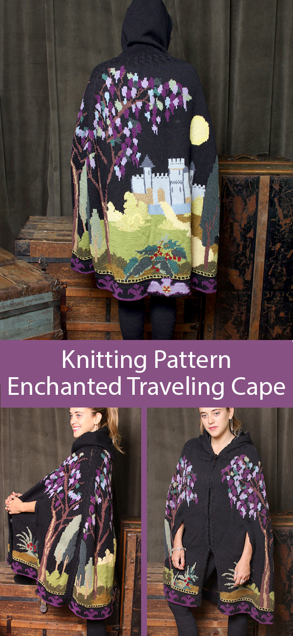 Knitting Pattern for Enchanted Traveling Cape