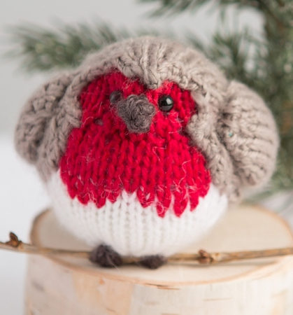 Free Knitting Pattern for English Robin Toy - Free with free Creativebug trial