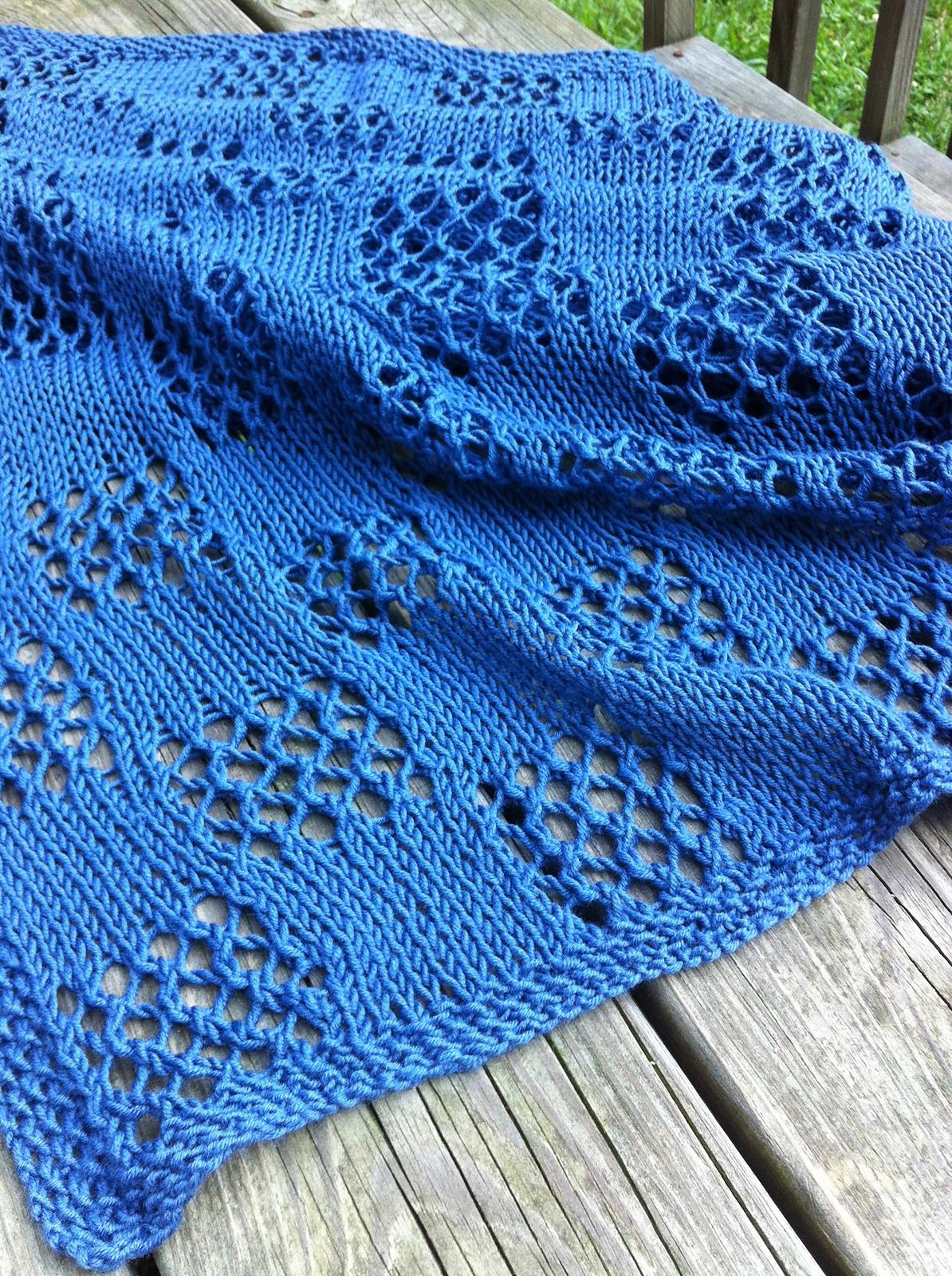 Free Knitting Pattern for Easy Fall Breeze Shawl