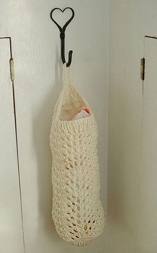 Free knitting pattern for Feather and Fan Bag