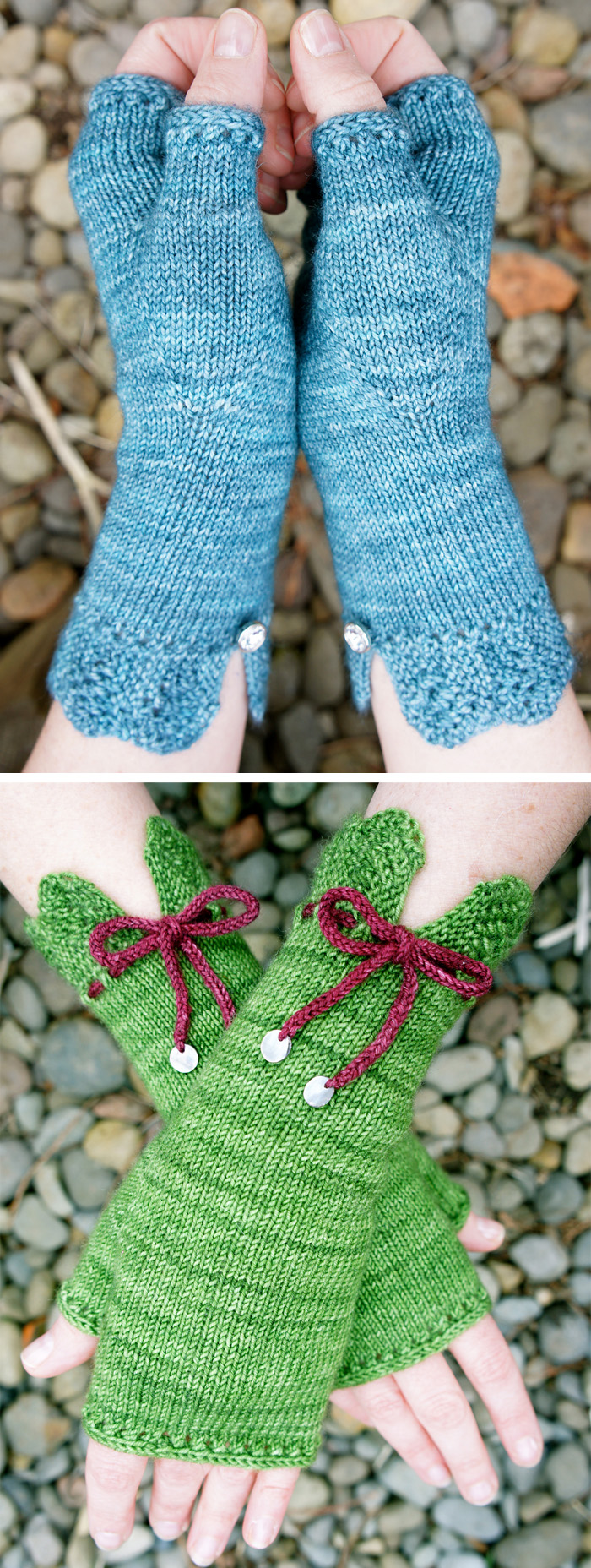 Free Knitting Pattern for Felicity Mitts