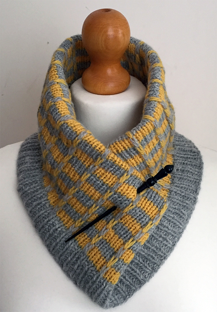 Free Knitting Pattern for Easy Fittleworth Cowl