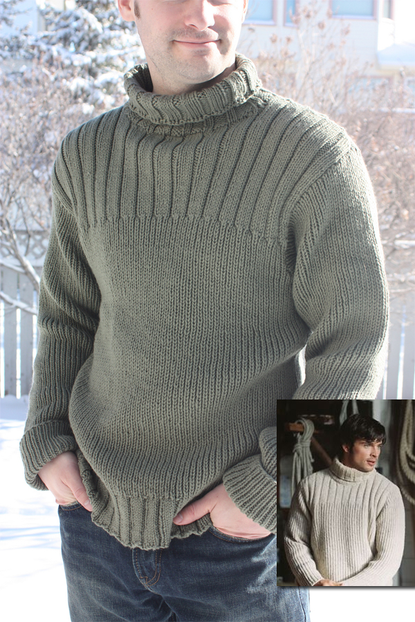 Free Knitting Pattern for The Fog Sweater