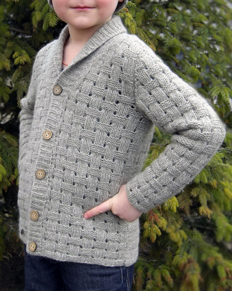 Free Knitting Pattern for Forest Walk Kid Sweater