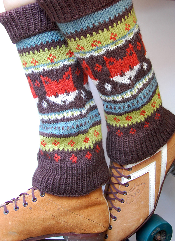 Knitting Pattern for Foxy Legs Legwarmers