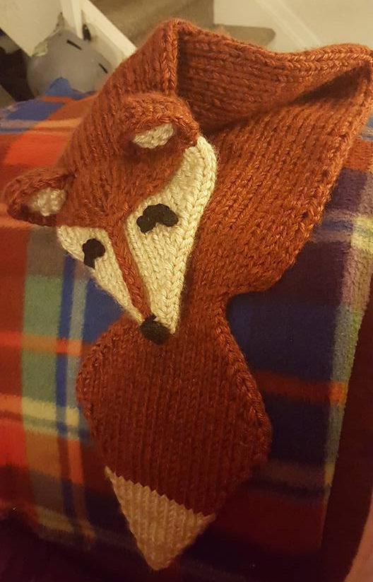 Free Knitting Pattern for Foxy Loxy Scarf
