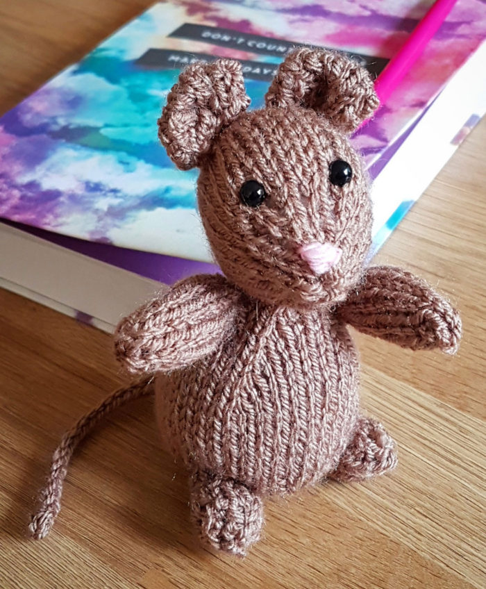 Free Knitting Pattern for Freddie the Field Mouse