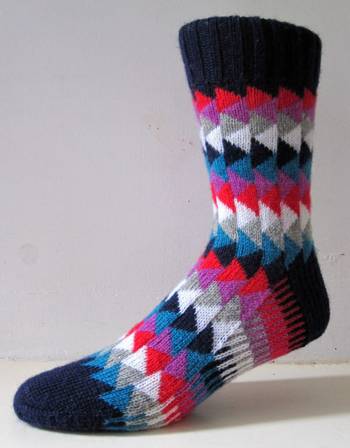 Free Knitting Pattern for Gander Socks