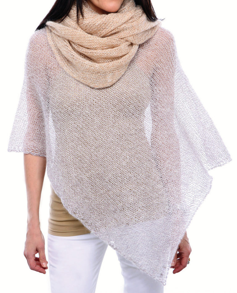 Free Knitting Pattern for Grace and Style Poncho