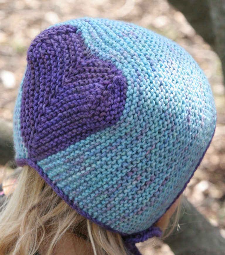 Knitting Pattern for Heart Bonnet