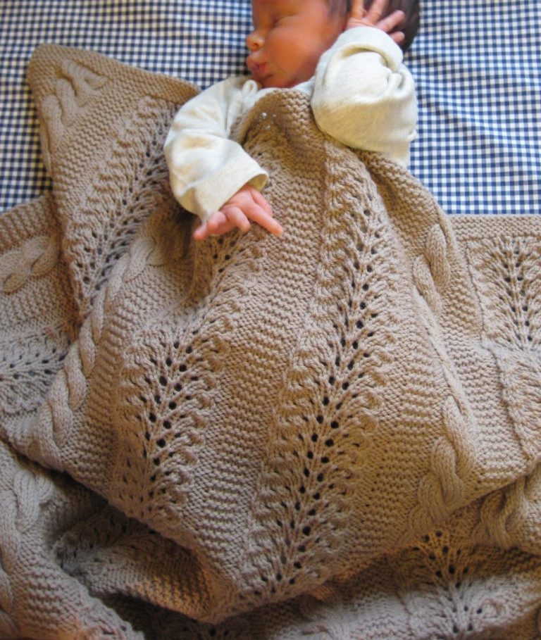 Free Knitting Pattern for Heavenly Blanket