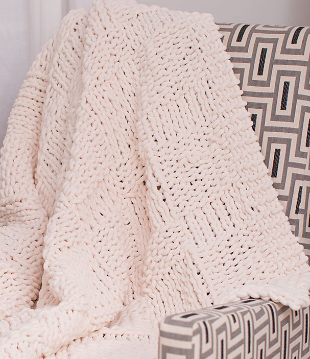 Free Knitting Pattern for Heavenly Throw