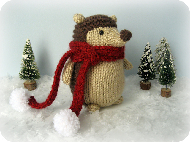 Free knitting pattern for Hedgehog Amigurumi and wild animal knitting patterns