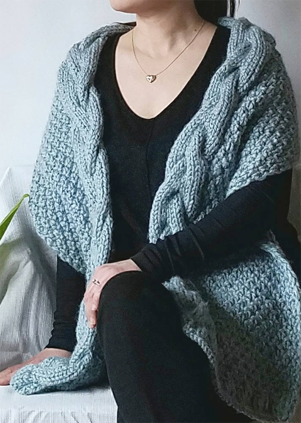Knitting pattern for Helena Shawl