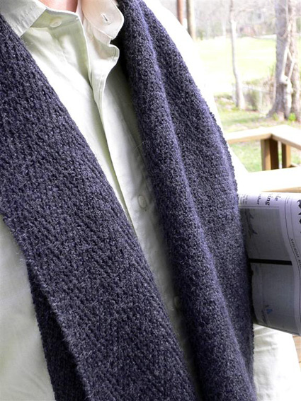 Free knitting pattern for Henry scarf and and more knitting patterns for men