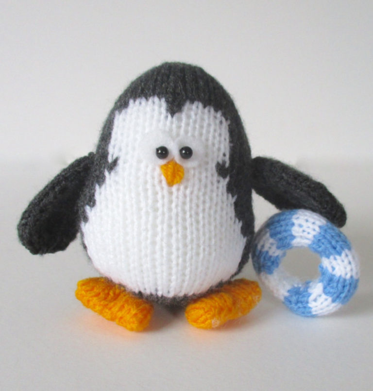 Knitting Pattern for Hopkins the Penguin Toy