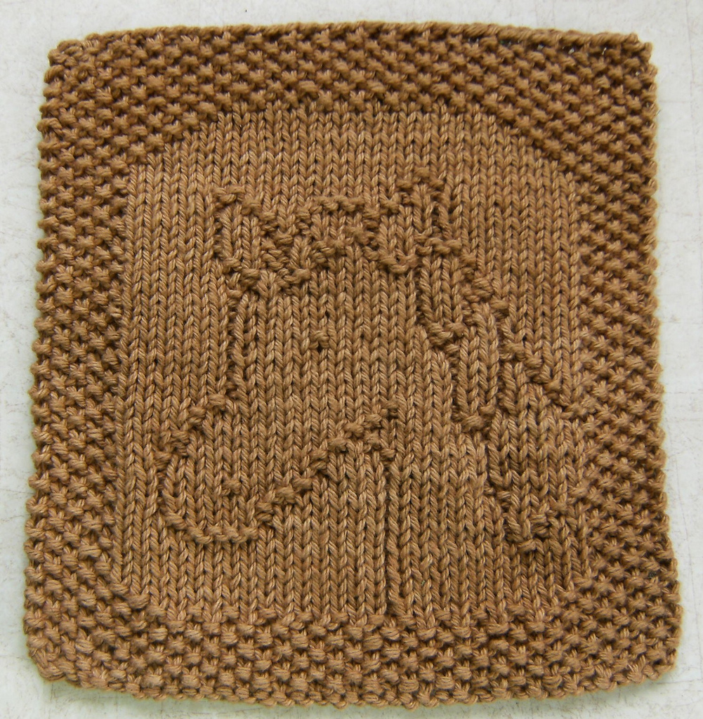Free Knitting Pattern for Pete the Horse Cloth or Bib