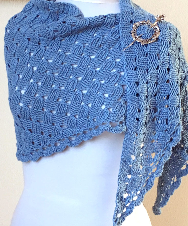 Free Knitting Pattern for Imposter's Shawl