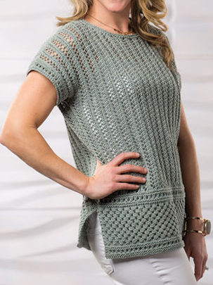 Knitting Pattern for Island Winds Tee