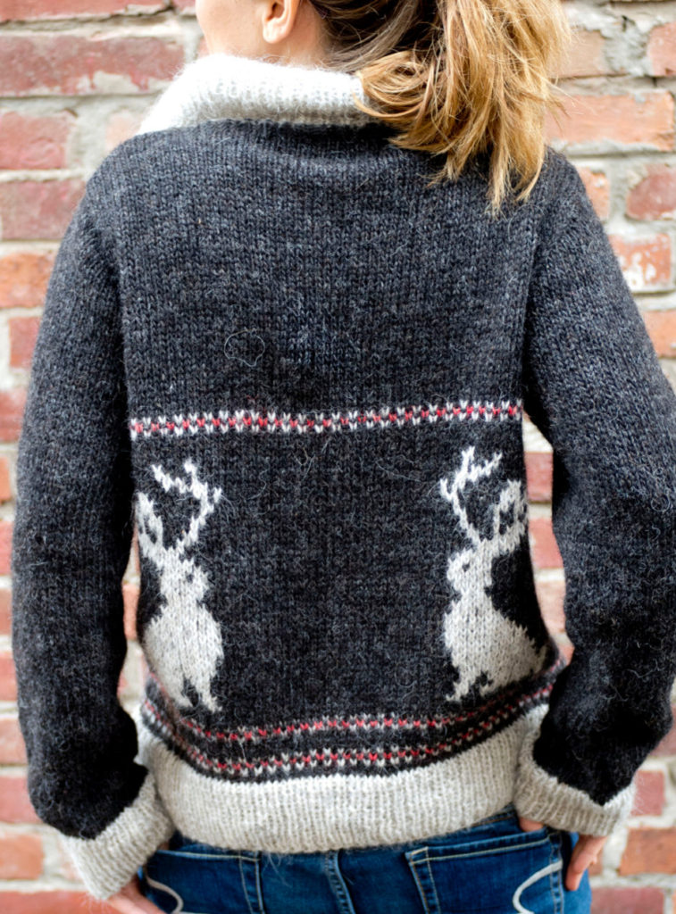 Knitting Pattern for Jackalope Sweater