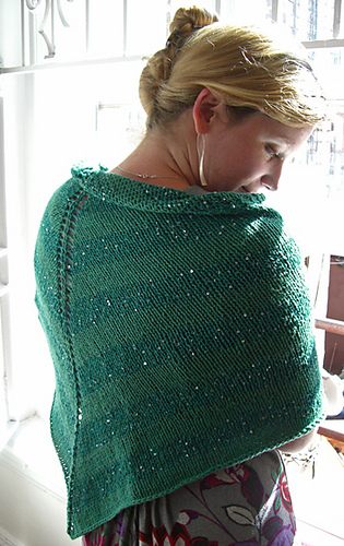 Free knitting pattern for Janie and Susan Shawl