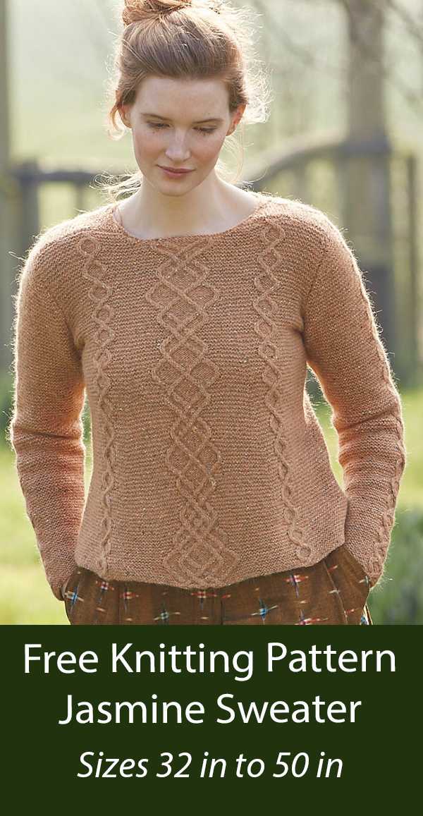 Free Knitting Pattern Jasmine Sweater